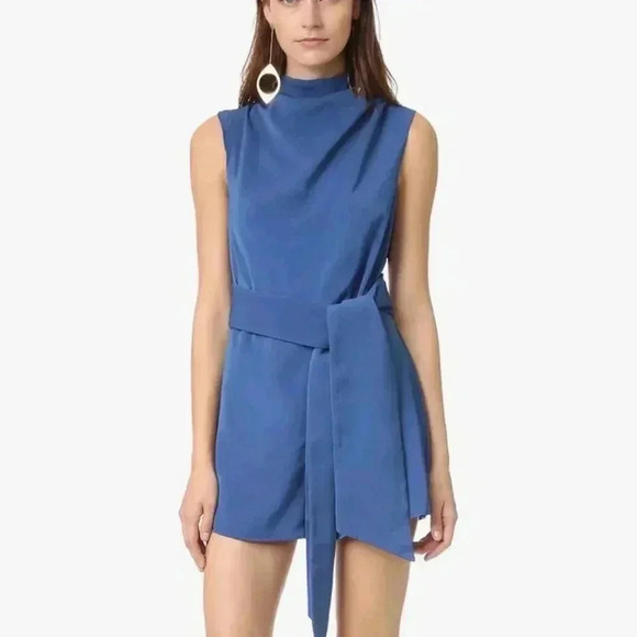 Keepsake Cream Ivory White Romper With Sash S - Picture 2 of 11